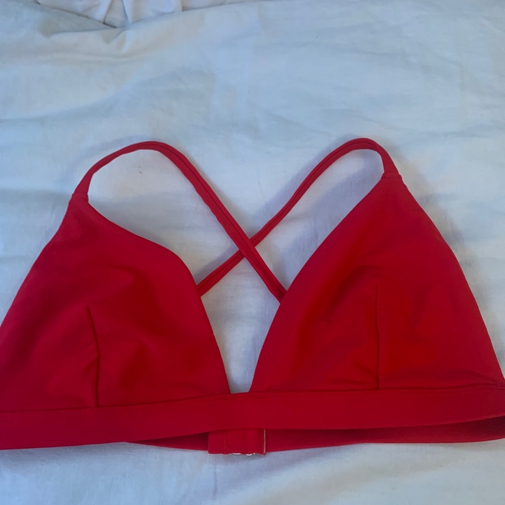 red hollister bikini